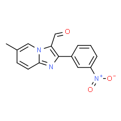 6-Methyl-2-(3-nitrophenyl)imidazo[1,2-a]pyridine-3-carbaldehyde picture