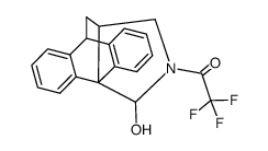 2-(Trifluoroacetyl)-1,2,3,3a,4,5-hexahydro-5,9b-o-benzenobenz[e]isoindol-1-ol结构式