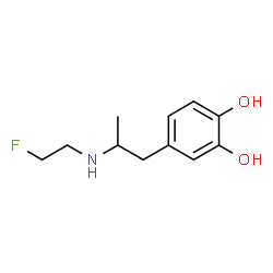 1,2-Benzenediol, 4-[2-[(2-fluoroethyl)amino]propyl]- (9CI)结构式