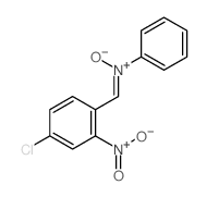 N-(4-Chloro-2-nitrobenzylidene)aniline N-oxide Structure