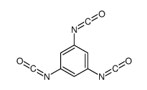 1,3,5-triisocyanatobenzene结构式
