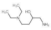 1-amino-4-diethylamino-butan-2-ol结构式