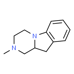 Pyrazino[1,2-a]indole, 1,2,3,4,10,10a-hexahydro-2-methyl- (9CI) Structure