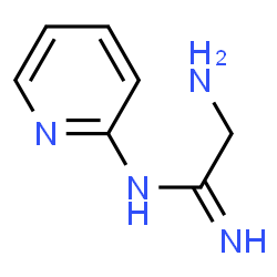 Ethanimidamide, 2-amino-N-2-pyridinyl- (9CI) structure