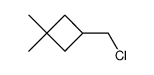 3-chloromethyl-1,1-dimethylcyclobutane结构式