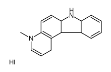 4-methyl-1,6a,7,7a,11a,11b-hexahydropyrido[2,3-c]carbazol-7-ium,iodide结构式