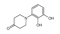 4-Piperidinone, 1-(2,3-dihydroxyphenyl)- (9CI) Structure