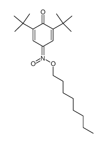octyl (3,5-di-tert-butyl-4-oxocyclohexa-2,5-dien-1-ylidene)azinate Structure