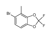 5-bromo-2,2-difluoro-4-methylbenzo[d][1,3]dioxole Structure