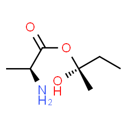 L-Alanine, (1R)-1-hydroxy-1-methylpropyl ester (9CI) structure