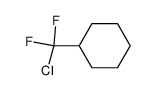 (chlorodifluoromethyl)cyclohexane Structure