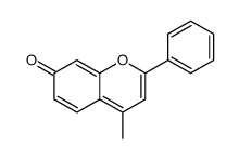 4-methyl-2-phenylchromen-7-one Structure