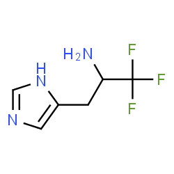 1H-Imidazole-4-ethanamine,-alpha--(trifluoromethyl)- (9CI) structure