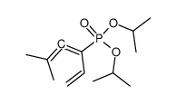 (3-Methyl-1-vinyl-buta-1,2-dienyl)-phosphonic acid diisopropyl ester Structure