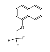 1-(2,2,2-trifluoroethoxy)naphthalene结构式