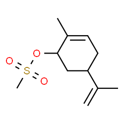 2-Cyclohexen-1-ol,2-methyl-5-(1-methylethenyl)-,methanesulfonate(9CI) picture
