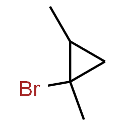 Cyclopropane, 1-bromo-1,2-dimethyl- (9CI)结构式