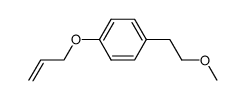 3-[4-(2-methoxyethyl)phenoxy]propylene结构式