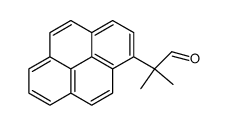 2-methyl-2-(pyren-1-yl)propanal结构式