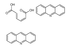 acridine,hexa-2,4-dienedioic acid结构式