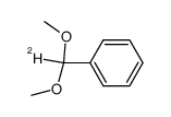 α-deuterated benzaldehyde dimethyl acetal结构式