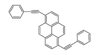 1,6-bis(2-phenylethynyl)pyrene结构式