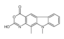 10,11-dimethyl-1H-[1,3]oxazino[4,5-b]carbazole-2,4-dione结构式