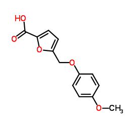5-(4-METHOXY-PHENOXYMETHYL)-FURAN-2-CARBOXYLIC ACID structure