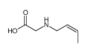 2-(but-2-enylamino)acetic acid Structure