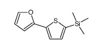 2-{2-(5-trimethylsilyl)thienyl}furan结构式