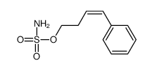 4-phenylbut-3-enyl sulfamate结构式