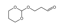 3-((1,3-dioxan-2-yl)oxy)propanal Structure
