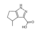 4-Methyl-1,4,5,6-Tetrahydrocyclopenta[C]Pyrazole-3-Carboxylic Acid结构式
