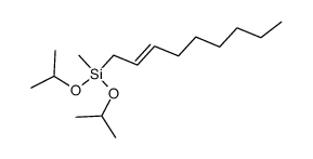 (E)-diisopropoxy(methyl)(non-2-en-1-yl)silane结构式