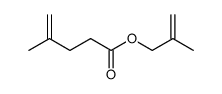 4-methyl-pent-4-enoic acid methallyl ester结构式