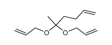 5,5-bis-allyloxy-hex-1-ene Structure