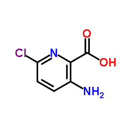 3-Amino-6-chloro-2-pyridinecarboxylic acid Structure
