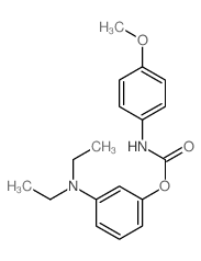 (3-diethylaminophenyl) N-(4-methoxyphenyl)carbamate Structure