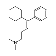 4-cyclohexyl-N,N-dimethyl-4-phenylbut-3-en-1-amine Structure