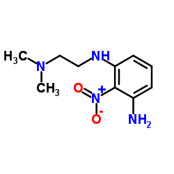 N-[2-(Dimethylamino)ethyl]-2-nitro-1,3-benzenediamine结构式