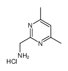 (4,6-dimethylpyrimidin-2-yl)methanamine hydrochloride结构式