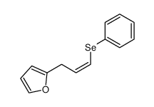 2-((Z)-3-Phenylselanyl-allyl)-furan Structure