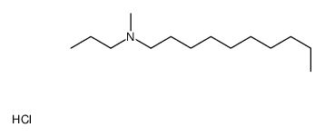 N-methyl-N-propyldecan-1-amine,hydrochloride Structure