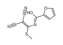 N-(2,2-dicyano-1-methylsulfanylethenyl)furan-2-carboxamide Structure