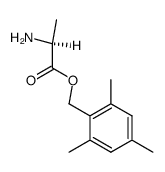 L-Alanin-<2,4,6-trimethyl-benzylester>结构式