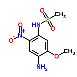 N-(4-Amino-5-methoxy-2-nitrophenyl)methanesulfonamide结构式