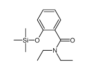 N,N-diethyl-2-trimethylsilyloxybenzamide结构式