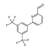 2-Pyridinecarboxaldehyde, 6-[3,5-bis(trifluoromethyl)phenyl]结构式