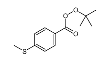 tert-butyl 4-methylsulfanylbenzenecarboperoxoate结构式