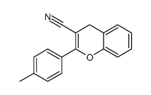 2-(4-methylphenyl)-4H-chromene-3-carbonitrile结构式